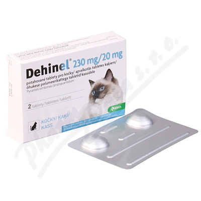 Dehinel 230mg/20mg pro kočky—2 tablety