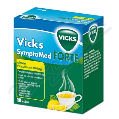 Vicks SymptoMed Forte citron—10 sáčků