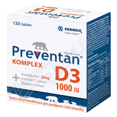 Preventan Komplex D3 1000IU—120 tablet