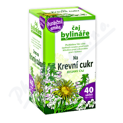 Čaj Bylináře Na krevní cukr—40x 1.6g