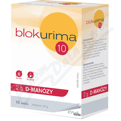 Blokurima 2g D-manózy sáčky—10 x 4 g