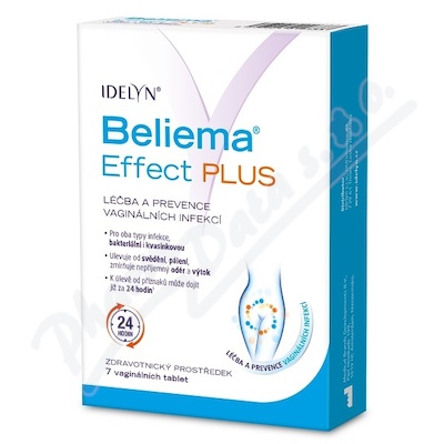 Walmark Beliema Effect PLUS—7 vaginálních tablet