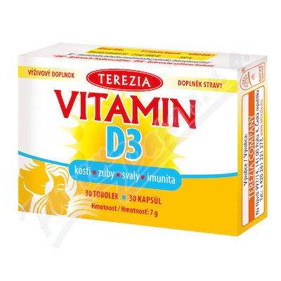 Terezia Vitamín D3 1000 IU—30 tobolek