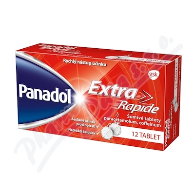 Panadol Extra Rapide 500mg 12 šumivých tablet