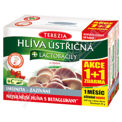 Terezia Hlíva+lactobacily—60 + 60 kapslí