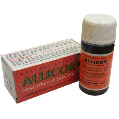 NaturVita Allicor Česnek—60 tablet