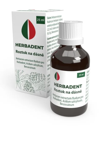 Herbadent Masážní roztok—25 ml