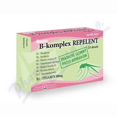 Rosen B-komplex Repelent—25 dražé