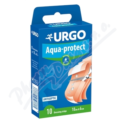Urgo Aqua-protect 6x10cm—omyvatelná náplast 10 ks