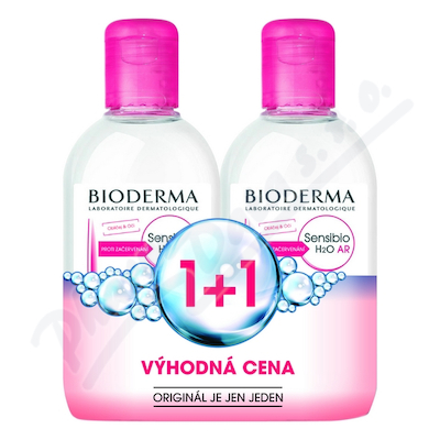 Bioderma Sensibio H2O AR—250 ml+250 ml Výhodná cena