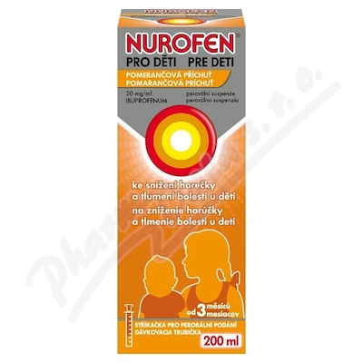 Nurofen Pro Děti 20mg/ml—sirup 200 ml