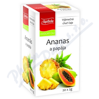 Apotheke Ananas a papája—nálevové sáčky 20x2 g