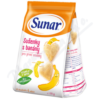 Sunar Sušenky s banány 175 g