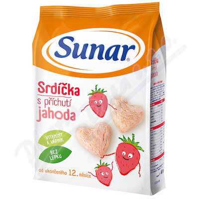 Sunar Jahodová srdíčka—50g