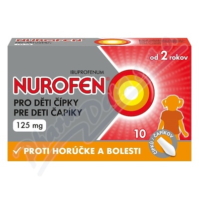 Nurofen Pro Děti 125mg—10 čípků