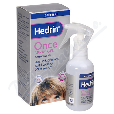 Hedrin Once Spray Gel—100 ml