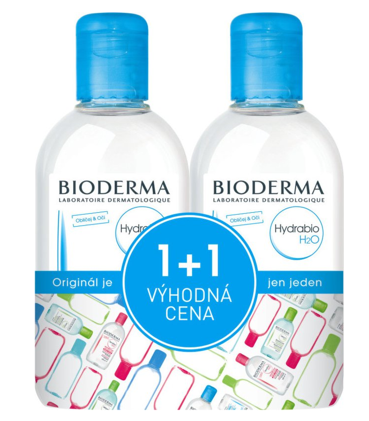 Bioderma Hydrabio H2O—250 ml + 250 ml Výhodná cena