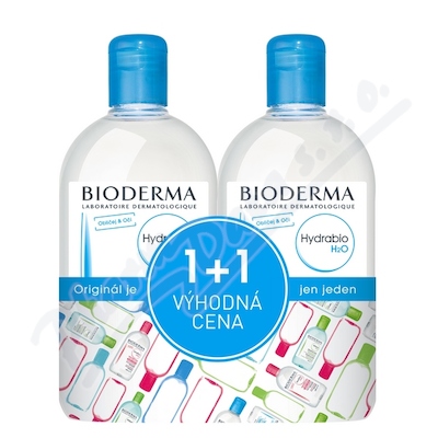 Bioderma Hydrabio H2O—500 ml + 500 ml Výhodná cena