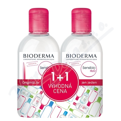 Bioderma Sensibio H2O—250 ml + 250 ml Výhodná cena