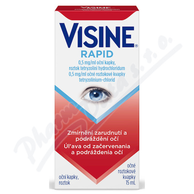 Visine Rapid 0,5mg/ml oční kapky 15 ml