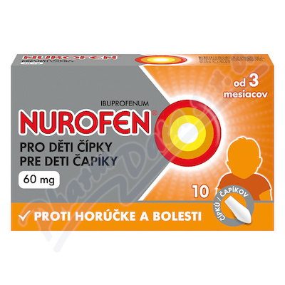 Nurofen Pro Děti 60mg—10 čípků