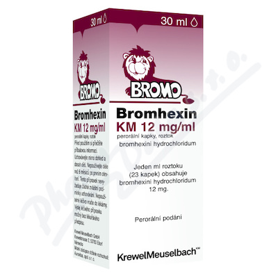 Bromhexin 12 KM kapky—30 ml