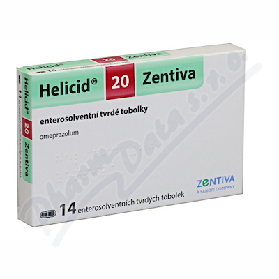 Helicid 20 mg Zentiva—14 kapslí