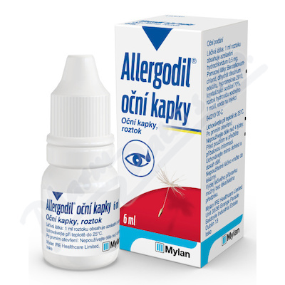 Allergodil 0,5 mg/ml kapky 10 oční ml