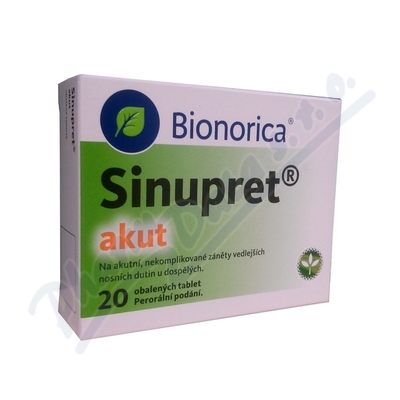 Sinupret Akut 160mg—20 tablet