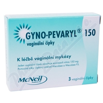 Gyno-pevaryl 150 mg—3 vaginální čípky