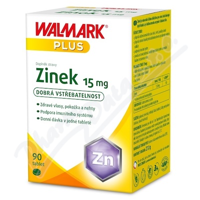 Walmark Zinek 15mg—90 tablet