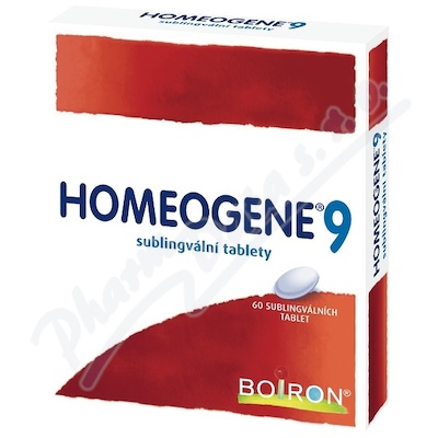 Homeogene 9 Boiron—60 tablet - AKCE expirace 4/24 (1 ks)