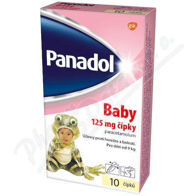 Panadol Baby 125mg—10 čípků