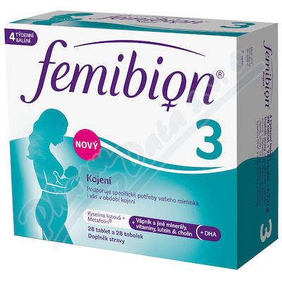 Femibion 3 Kojení—28 tablet + 28 tobolek