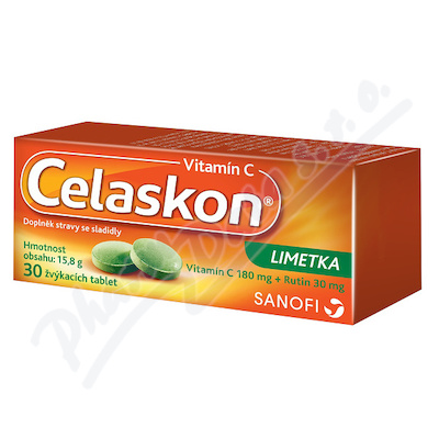 Celaskon Limetka—30 žvýkacích tablet