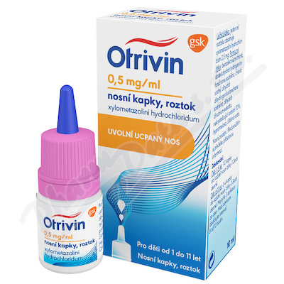 Otrivin 0,5mg/ml—nosní kapky 10ml