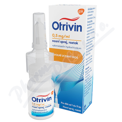 Otrivin 0,5mg/ml—nosní sprej 10ml