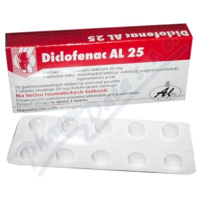 Diclofenac AL 25—20 tablet
