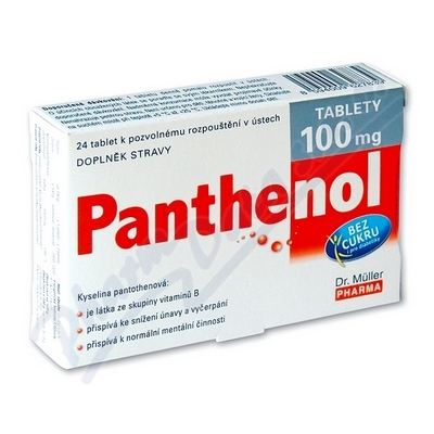 Panthenol 100mg 24 tablet