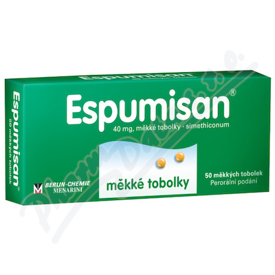 Espumisan 40 mg—50 měkkých tobolek