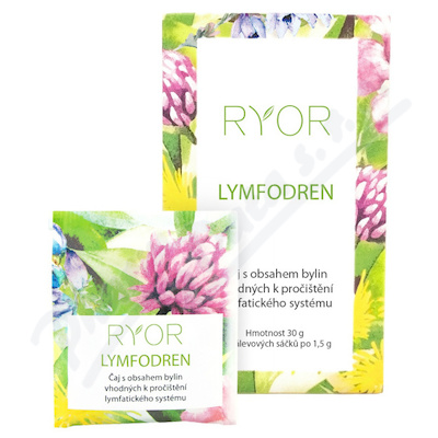 Ryor Lymfodren—nálevové sáčky 20x1,5g