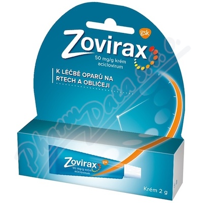 Zovirax 50mg/g krém 2 g
