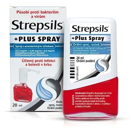 Strepsils Plus orální sprej 20 ml