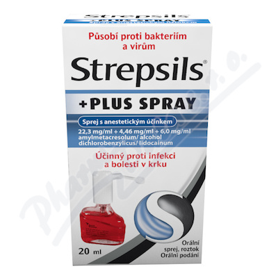 Strepsils Plus—orální sprej 20 ml