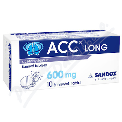 ACC LONG 600mg—10 šumivých tablet