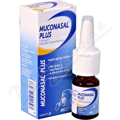 Muconasal plus—nosní sprej 10 ml