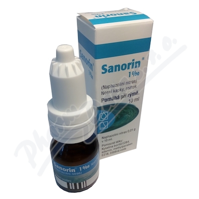 Sanorin 1mg/ml—nosní kapky 10ml