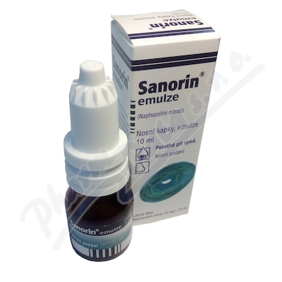 Sanorin Emulze—nosní emulze 10ml