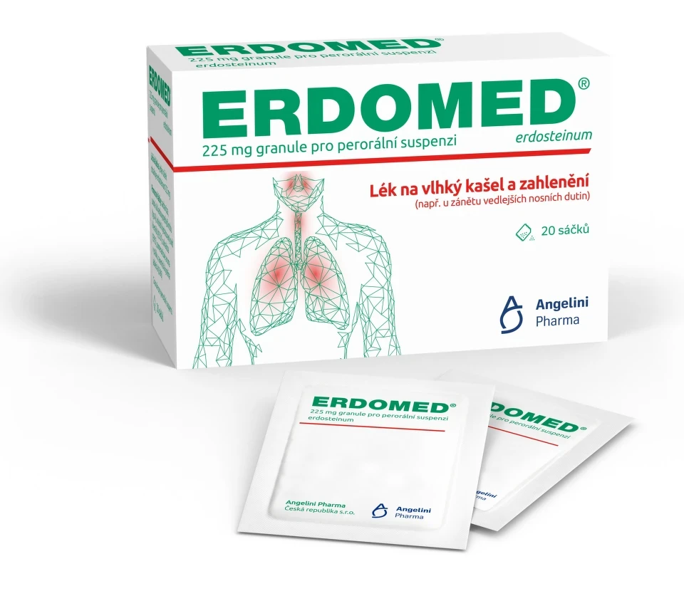 Erdomed 225 mg 20 sáčků