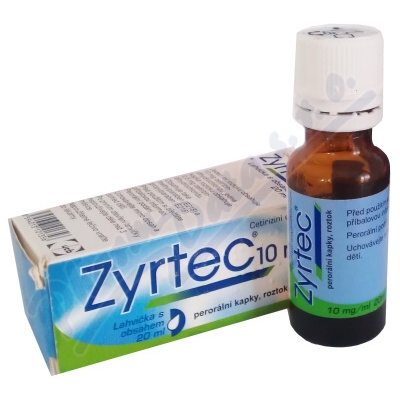 Zyrtec 10mg/ml kapky 20 ml